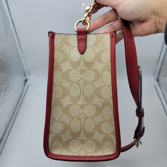 Coach Lunar New Year Dempsey Carryall in Signature Canvas with Rabbit Carriage - Picture 4 of 8